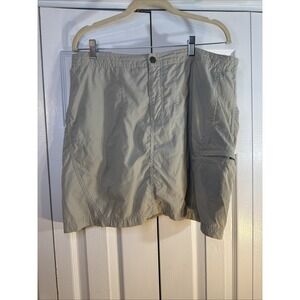 Columbia Titanium Skort Womens‎ Size 14 Khaki Nylon Short Skirt Outdoor